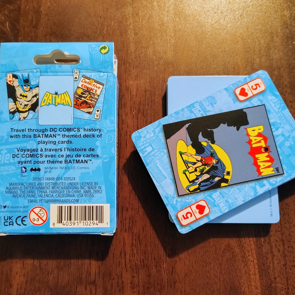 Batman Blue Playing Cards - Picture 2 of 3